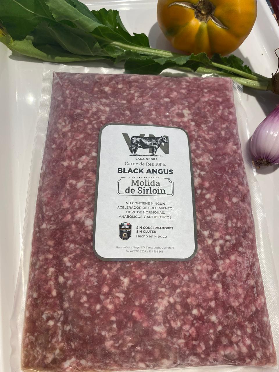 Vaca Negra Molida de SIRLOIN .500g