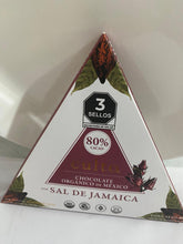 CULTO - Barra de chocolate orgánico con sal de jamaica 80g.