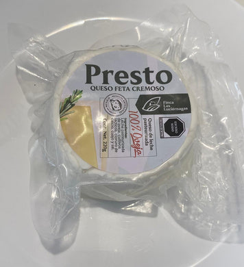 QUESO PRESTO, FETA DE OVEJA 220g.